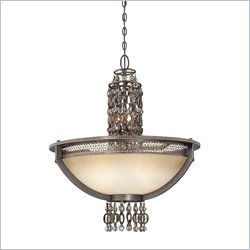 Metropolitan by Minka Ajourer 6 Light Bowl Chandelier