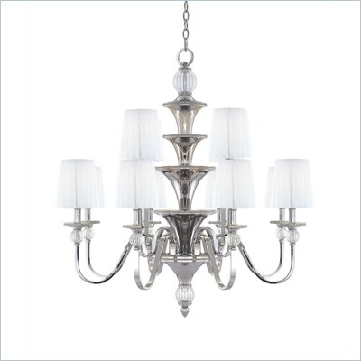 Metropolitan by Minka Aise Two Tier Chandelier