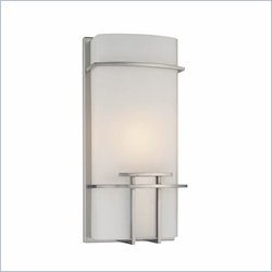George Kovacs 1 Light Wall Sconce in Brushed Nickel with