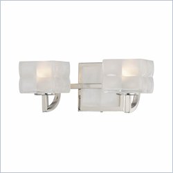 George Kovacs 2 Bath Light in Polished Nickel