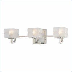 George Kovacs 3 Bath Light in Polished Nickel