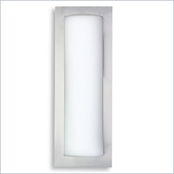 George Kovacs 1 Light Wall Sconce in Brushed Steel