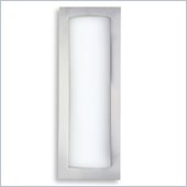 George Kovacs 1 Light Wall Sconce in Brushed Steel
