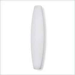 George Kovacs 2 Light Wall Sconce in Chrome with White Glass