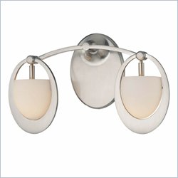George Kovacs 2 Bath Light in Brushed Nickel