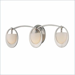 George Kovacs 3 Bath Light in Brushed Nickel