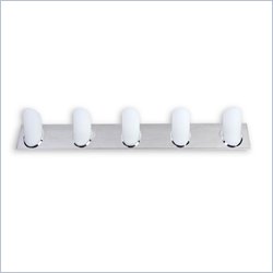 George Kovacs 5 Bath Light in Chrome