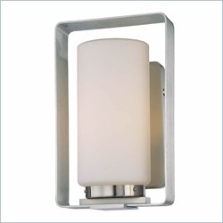 George Kovacs 1 Light Wall Sconce in Brushed Aluminum