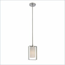 George Kovacs 1 Light Pendant in Brushed Aluminum