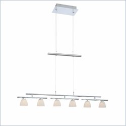 George Kovacs 6 Light Pendant in Chrome