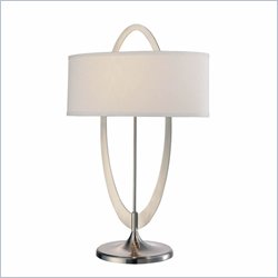 George Kovacs 1 Light Table Lamp in Brushed Nickel