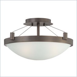 George Kovacs 3 Light Semi Flush
