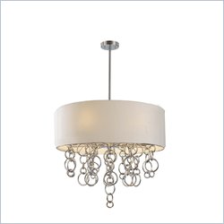 George Kovacs Ringlets 6 Light Rod Drop Pendant