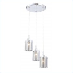 George Kovacs Grid II 3 Light Staggered Pendant