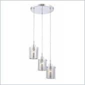 George Kovacs Grid II 3 Light Staggered Pendant