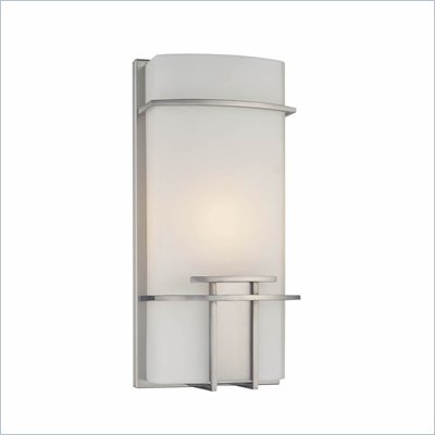 George Kovacs 1 Light Wall Sconce in Brushed Nickel with