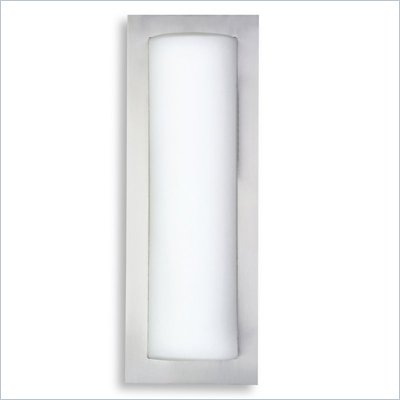 George Kovacs 1 Light Wall Sconce in Brushed Steel