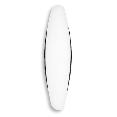 George Kovacs 2 Light Wall Sconce in Chrome with White Glass