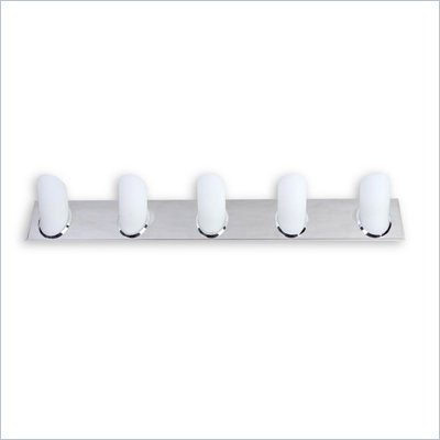 George Kovacs 5 Bath Light in Chrome