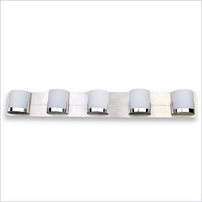 George Kovacs 5 Bath Light in Chrome