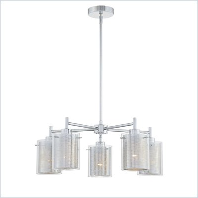 George Kovacs Grid II 5 Light Chandelier
