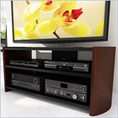 Sonax Milan Wood Veneer 52-inch Flat Panel TV Stand in Cherry Finish