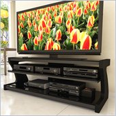 Sonax Sonoma Black Contemporary TV Stand for 50-68 Inch Flat Panel HD TVs