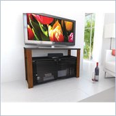 Sonax Berlin Real Wood Uprights TV Stand for 32-48 Inch Flat Panel TVs