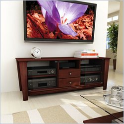 Sonax Torino TV Stand for 50-68 Inch Flat Screen TVs in Florence Maple Finish