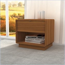 Sonax Manning Contemporary Nightstand in Eternity Walnut
