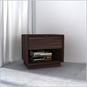 Sonax Manning Contemporary Nightstand in Ebony Pecan