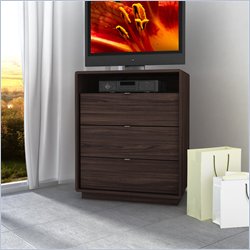 Sonax Manning Contemporary Chest Dresser in Ebony Pecan