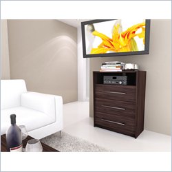 Sonax Pacific Contemporary Chest Dresser in Ebony Pecan