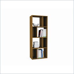 Sonax Contemporary Eternity Walnut Cube Bookcase