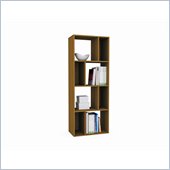 Sonax Contemporary Eternity Walnut Cube Bookcase