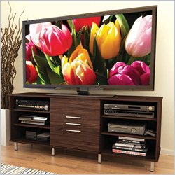 Sonax Sedona TV Stand and Component Bench in Ebony Pecan Finish