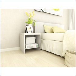 Sonax Frost White Night Table