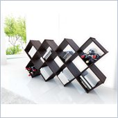 Sonax Contemporary Ebony Pecan Cube Storage