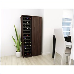 Sonax Contemporary  Ebony Pecan Wine Storage
