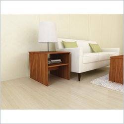 Sonax Contemporary Eternity Walnut End Table