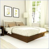 Sonax Contemporary Double Platform Bed in Urban Maple