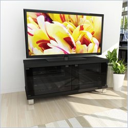 Sonax Holland 44 TV Component Bench in Midnight Black