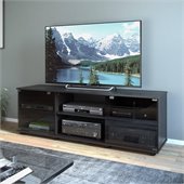 Sonax  Fiji 60 TV Component Bench in Ravenwood Black