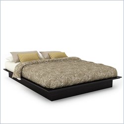 Sonax Q-102-LPB Plateau Queen Platform Bed in Ravenwood Black