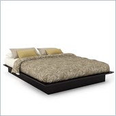 Sonax Q-102-LPB Plateau Queen Platform Bed in Ravenwood Black
