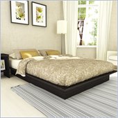 Sonax Plateau Platform Bed in Ravenwood Black