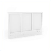 Sonax Plateau Queen / Full Platform Headboard in Frost White