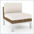 ADD TO YOUR SET: Sonax Beach Grove Armless Chair in Saddle Strap Weave 