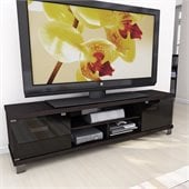 Sonax Holland 70.75 Extra Wide TV/Component Bench in Ravenwood Black