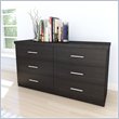 ADD TO YOUR SET: Sonax Willow 6 Drawer Dresser in Ravenwood Black